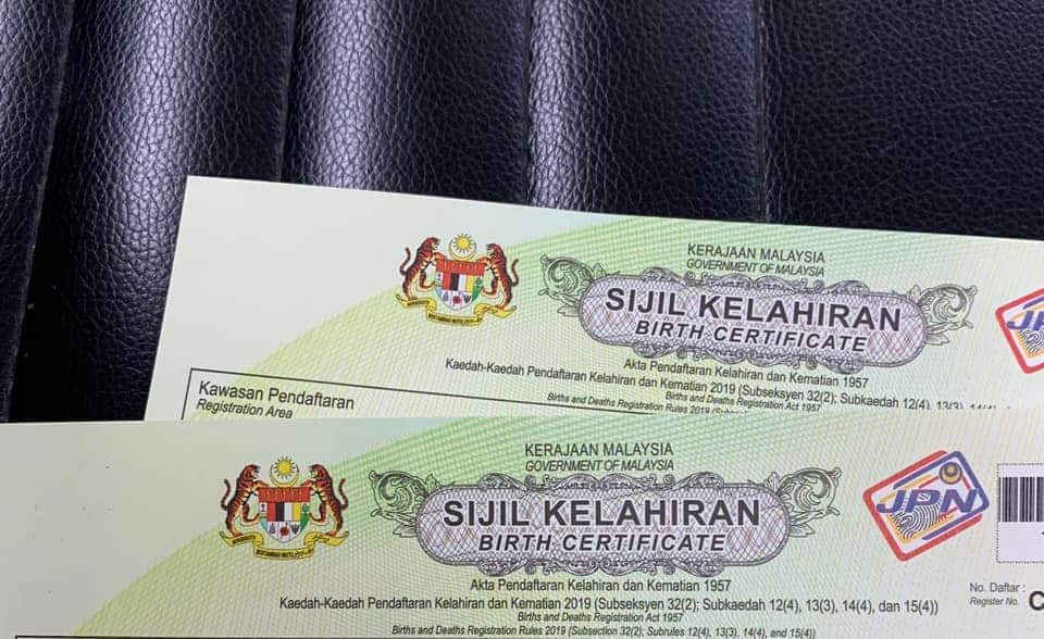 surat beranak baru