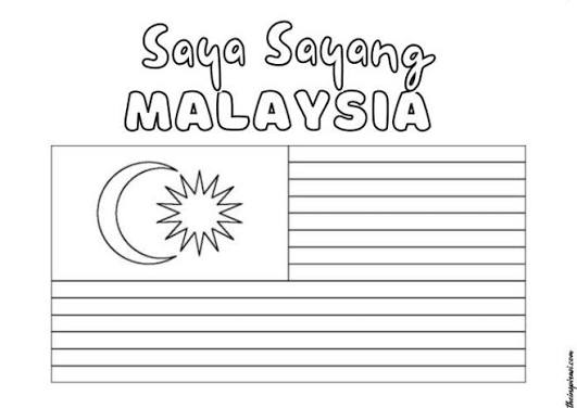 Gambar Mewarna Hari Merdeka