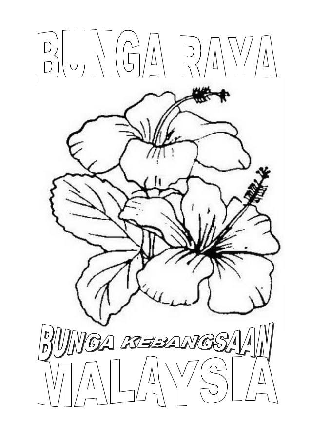Gambar Mewarna Hari Merdeka