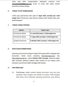 Permohonan Dermasiswa B40 JPA 2023 (DB40) & Semakan