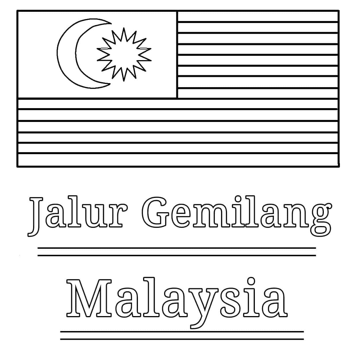 Bendera Malaysia - Maksud Warna, Lambang, Muat Turun Gambar