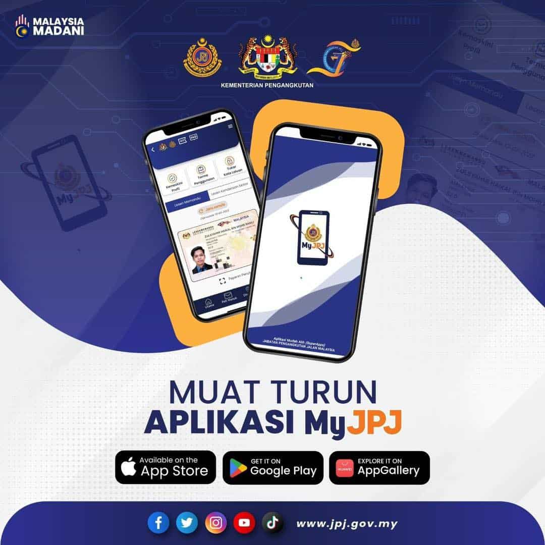 MyJPJ : Renew Lesen Memandu Online & Roadtax Digital