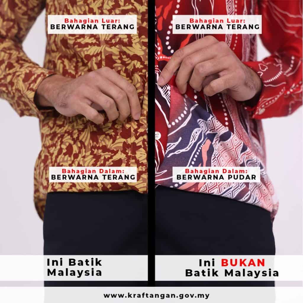 perbezaan batik malaysia