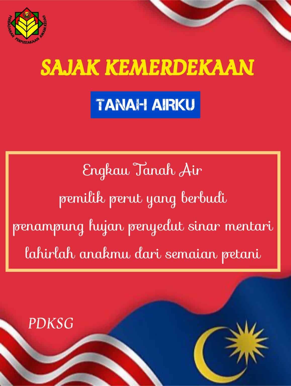 Contoh / Koleksi Sajak Merdeka Oleh Sasterawan Negara