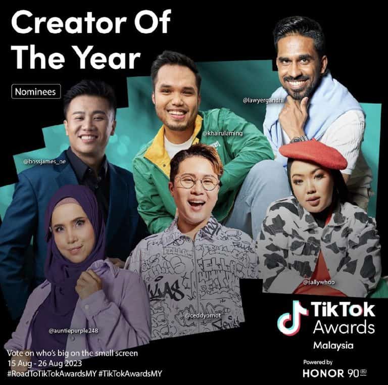 Tiktok Awards Malaysia LIVE Undian, Calon & Kategori