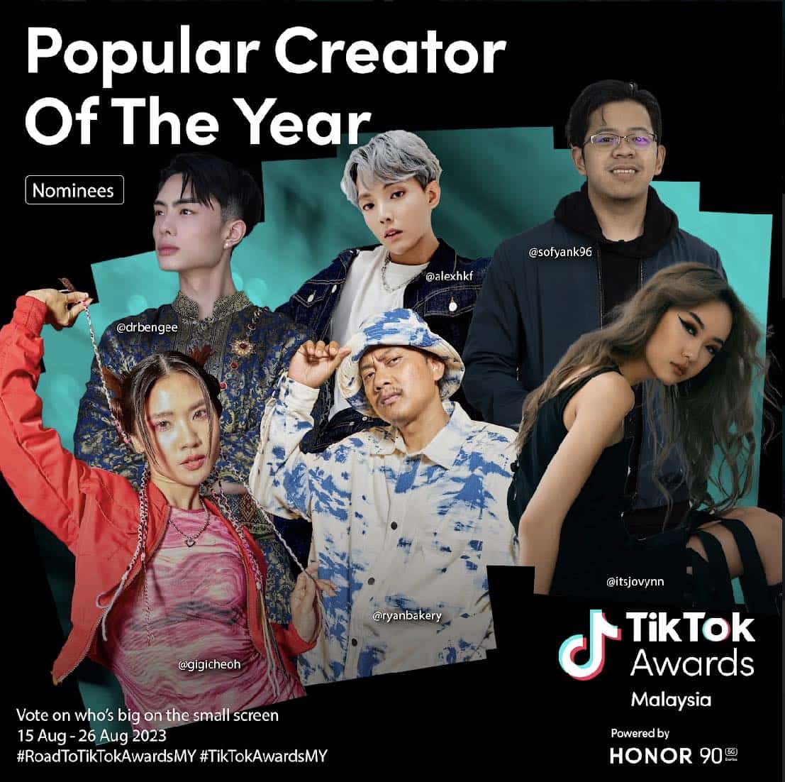 Tiktok Awards Malaysia LIVE Undian, Calon & Kategori