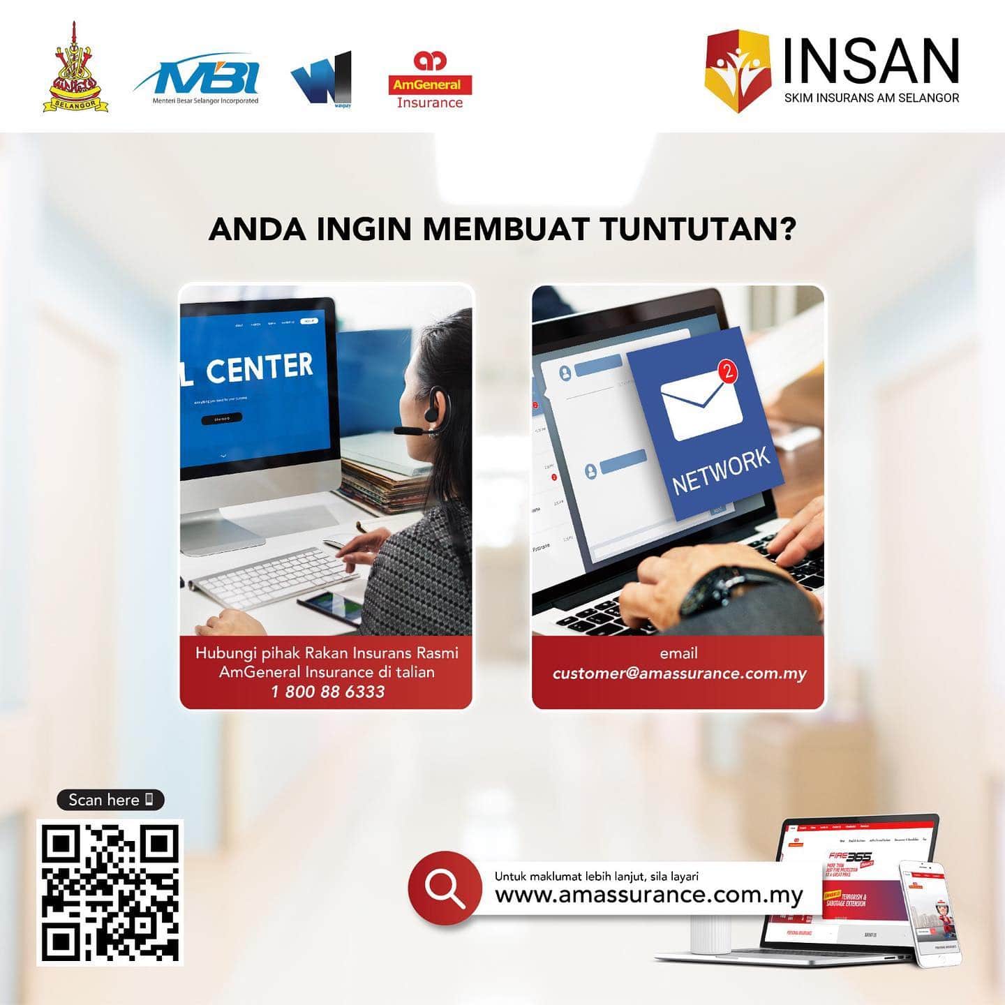 Skim Insurans Hayat Selangor (INSAN) : Pendaftaran & Semakan