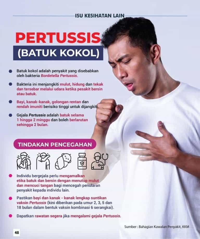 Vaksin TDAP Usaha KKM Kurangkan Risiko Jangkitan Pertussis