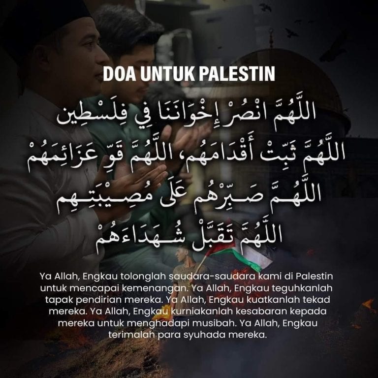 Doa Untuk Palestin Lafaz Doa Dan Maksudnya