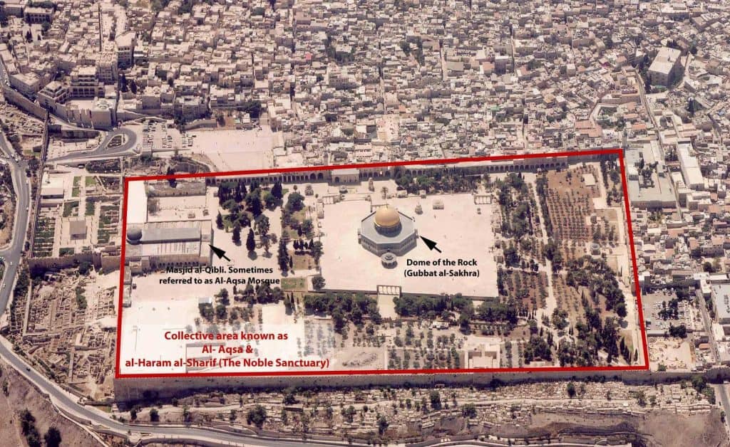 lokasi Masjidil Aqsa