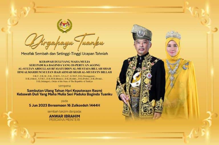 Yang Di-Pertuan Agong Birthday 2024 Malaysia