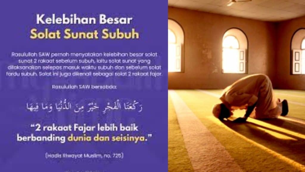 Solat Sunat Sebelum Subuh Cara Menunaikan And Ganjarannya 2747