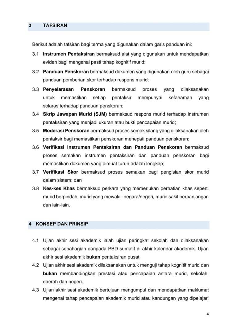 UASA -Ujian Akhir Sesi Akademik 2024: Format, Tarikh & Panduan