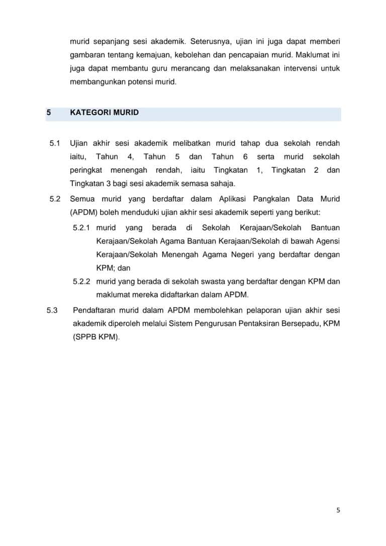 UASA -Ujian Akhir Sesi Akademik 2024: Format, Tarikh & Panduan