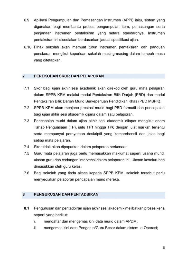 UASA -Ujian Akhir Sesi Akademik 2024: Format, Tarikh & Panduan