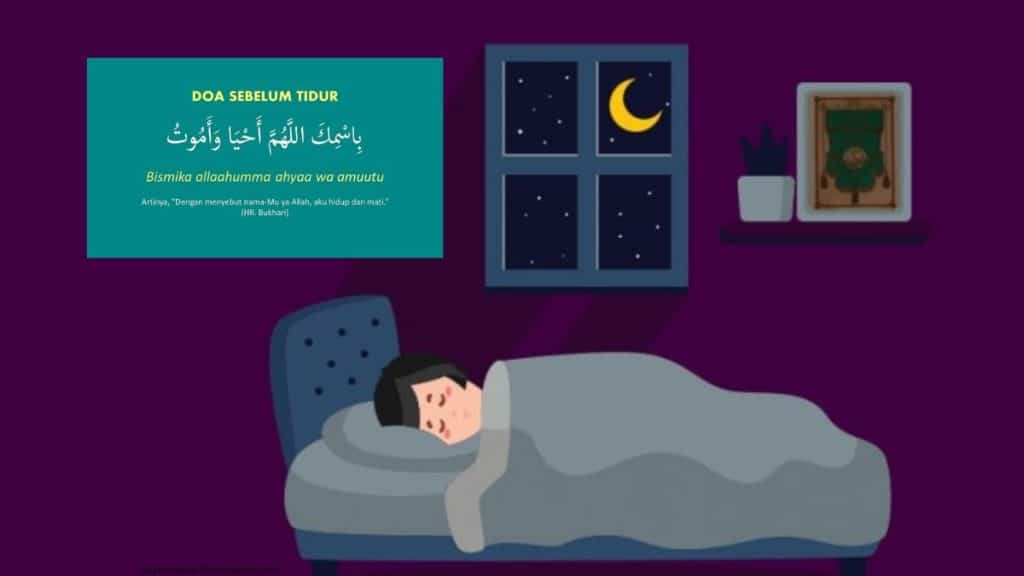 Doa Sebelum Tidur Bacaan Rumi Maksud And Sunnah Rasulullah