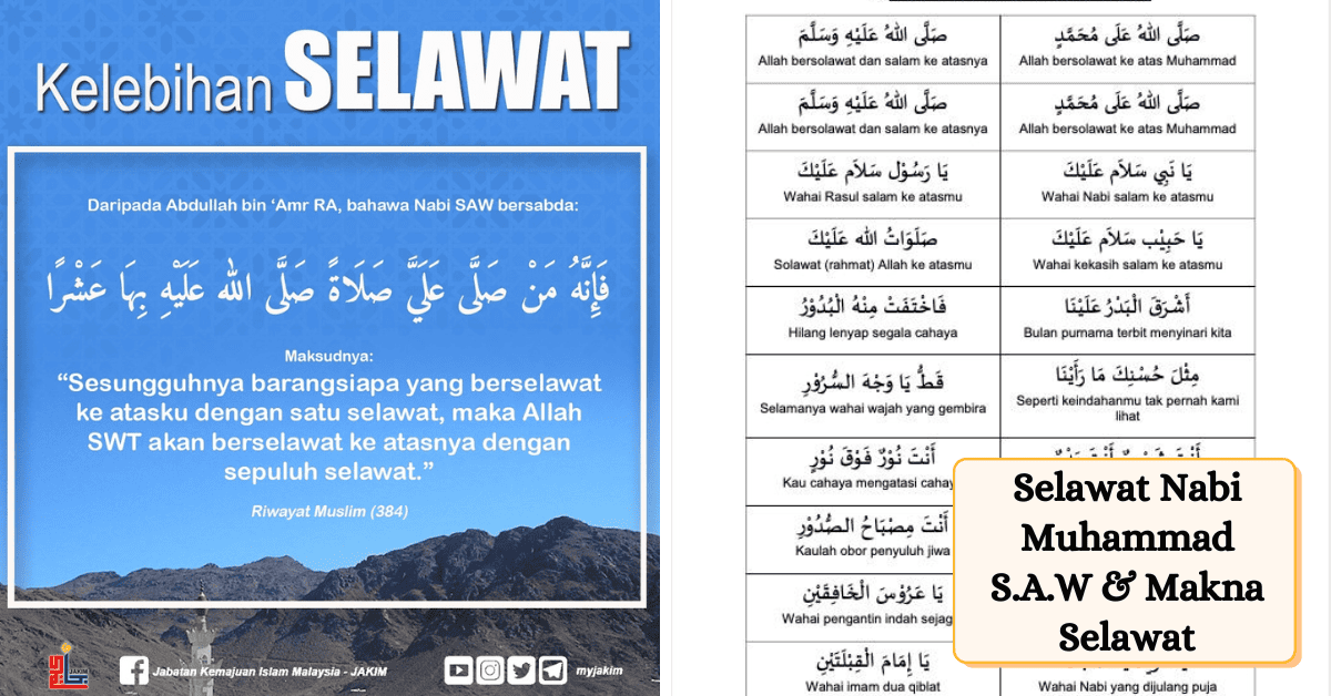 Selawat Nabi Muhammad S A W And Makna Selawat