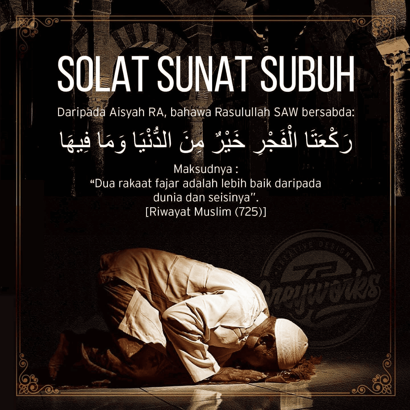 Solat Fajar: Niat & Panduan Menunaikannya