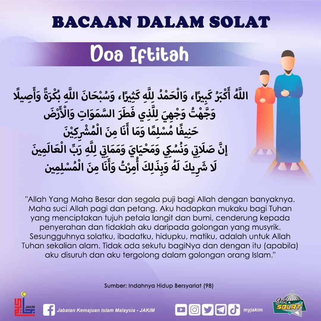 Doa Iftitah Cara Dan Makna Bacaan