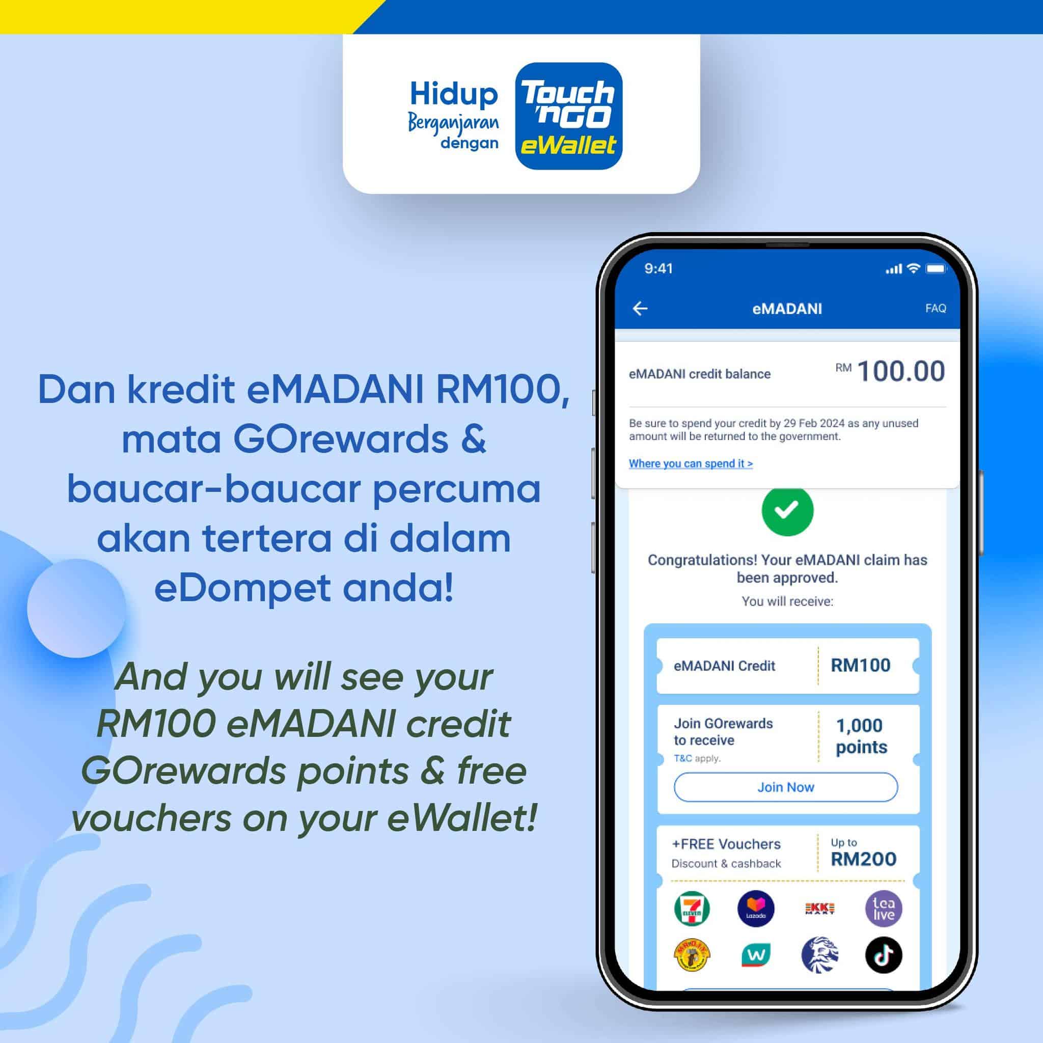 Emadani Tng Cara Tebus Rm Senarai Kedai Merchant