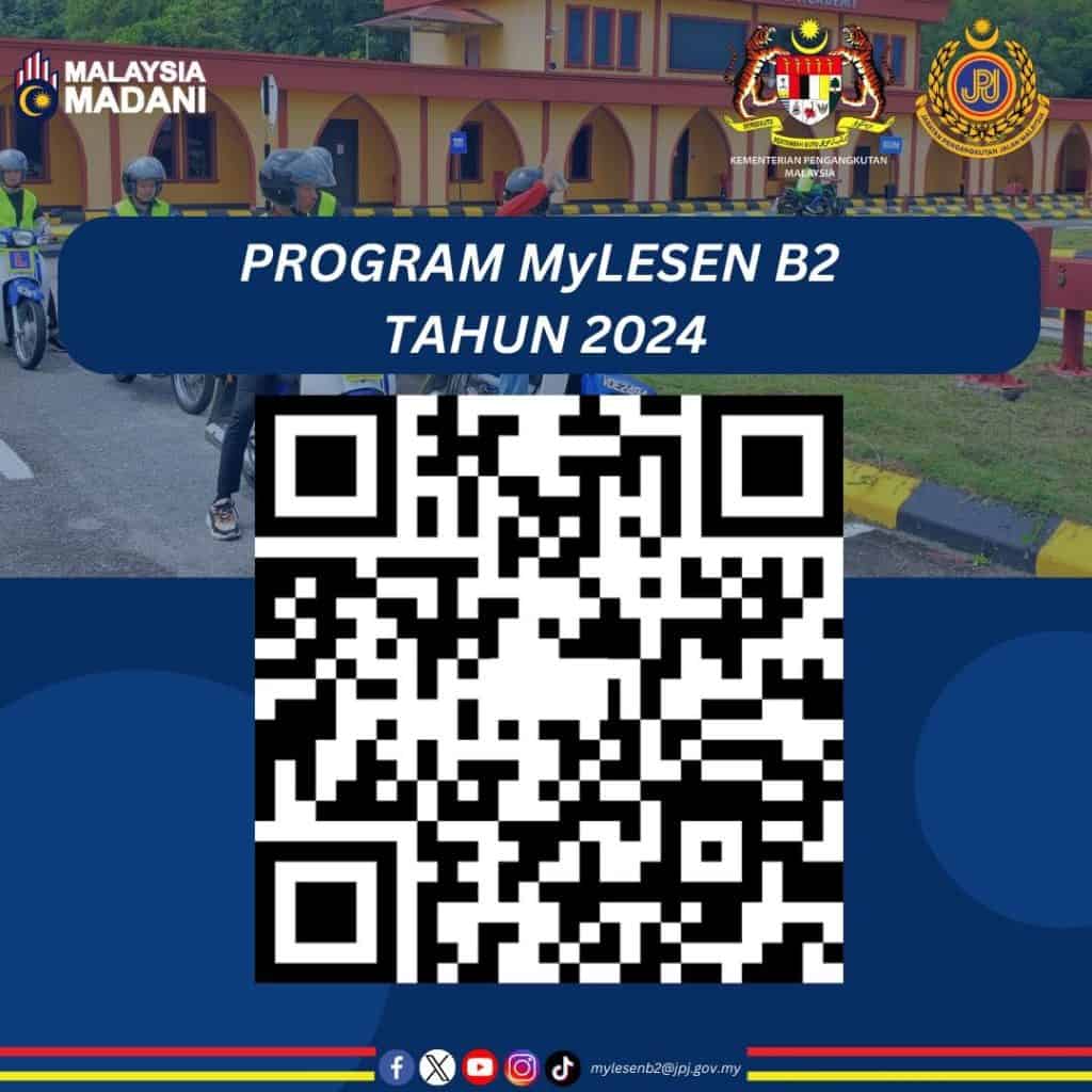 MyLesen B2 JPJ - Permohonan Lesen Percuma 2024