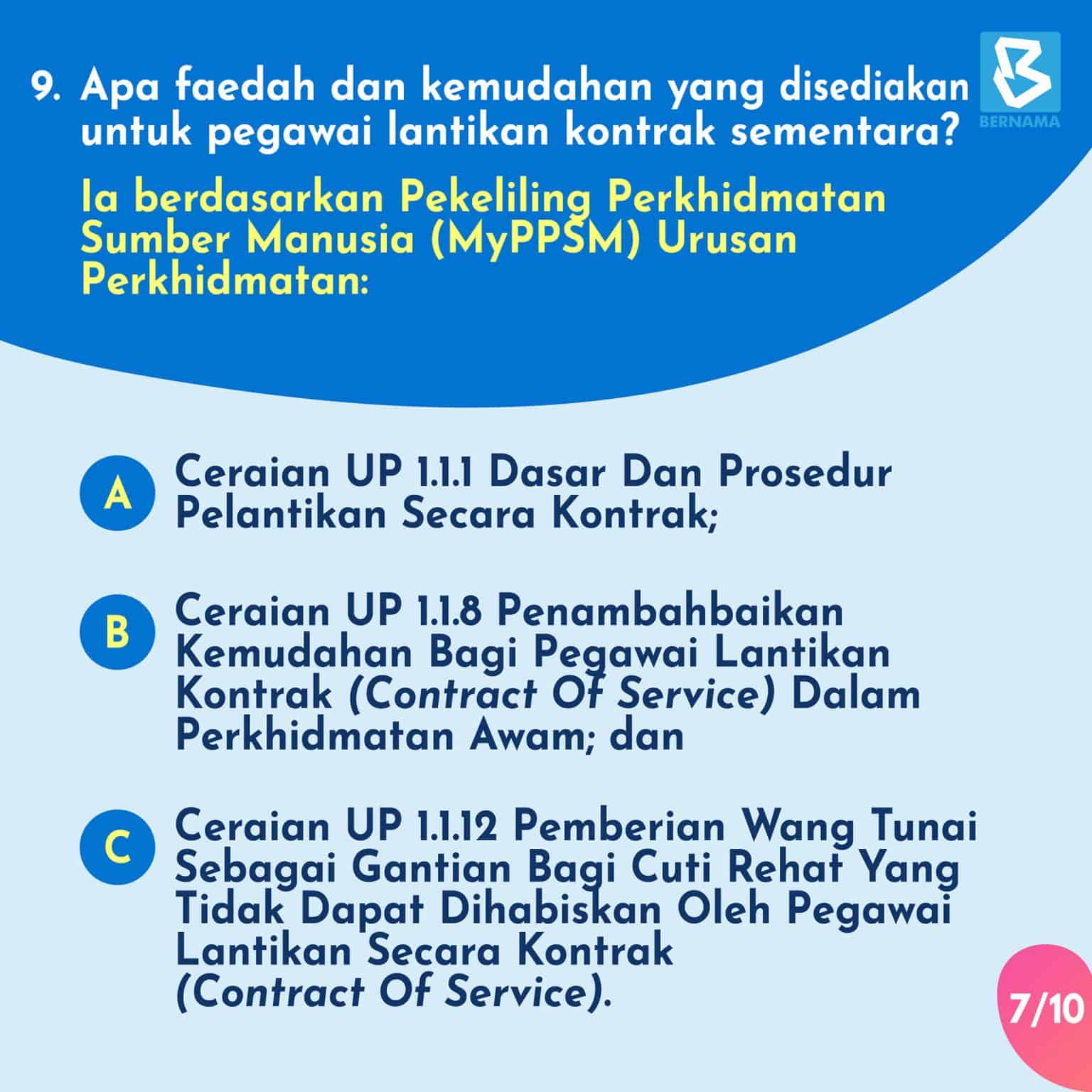 FAQ Pengambilan Penjawat Awam Secara Kontrak Mulai Feb 2024