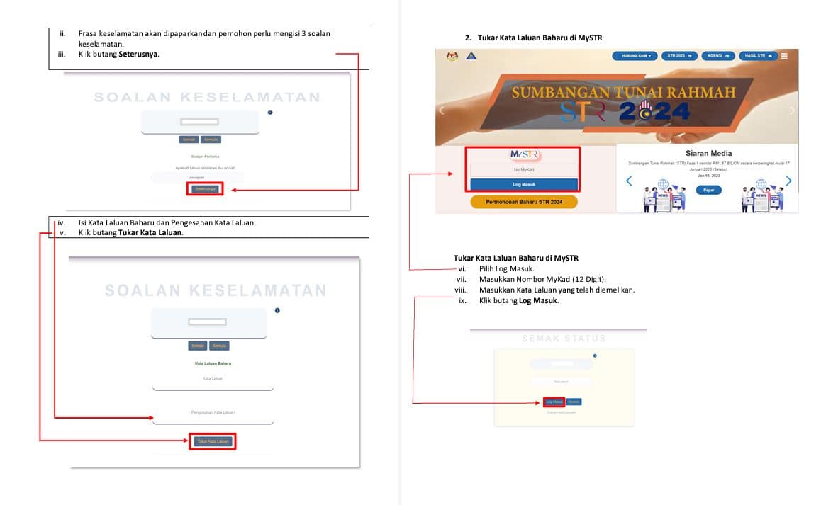 jika lupa email str