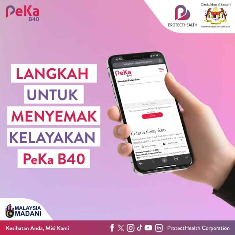 PeKa B40: Semakan Kelayakan, Manfaat & Saringan Kesihatan