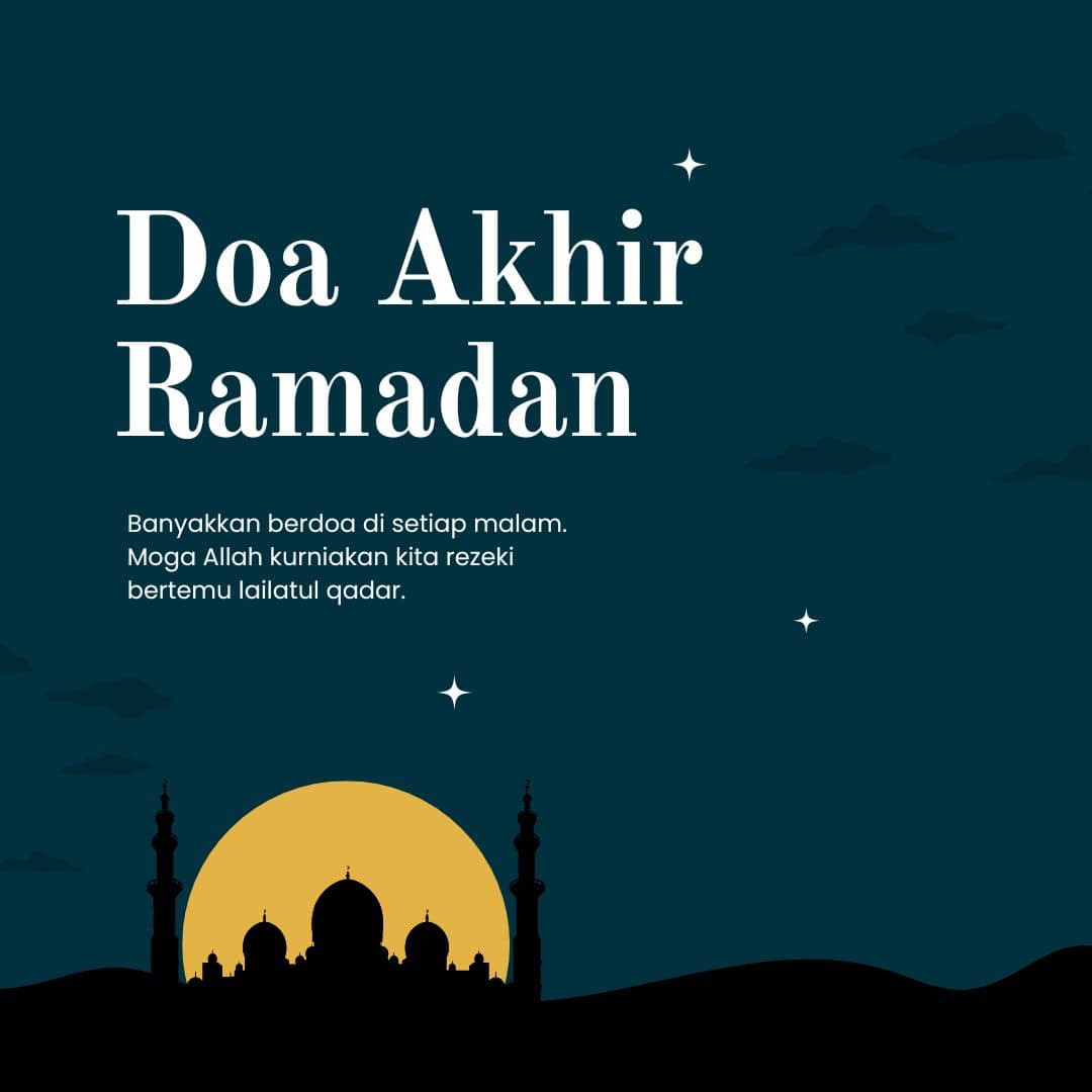 Doa Akhir Ramadan Contoh Doa Arab Rumi