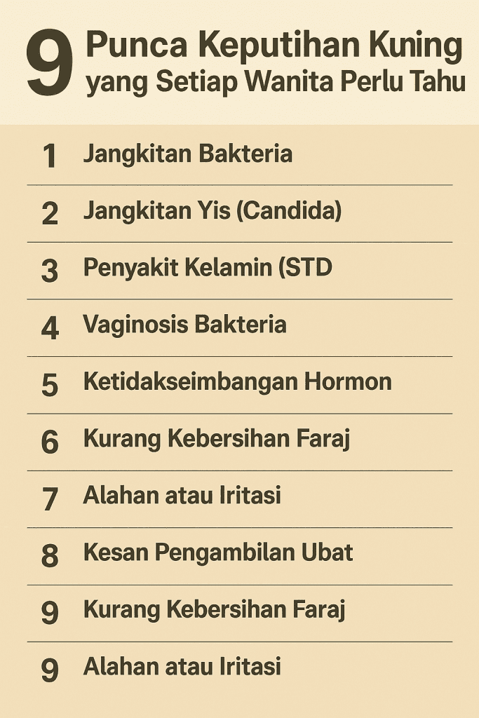 punca keputihan kuning