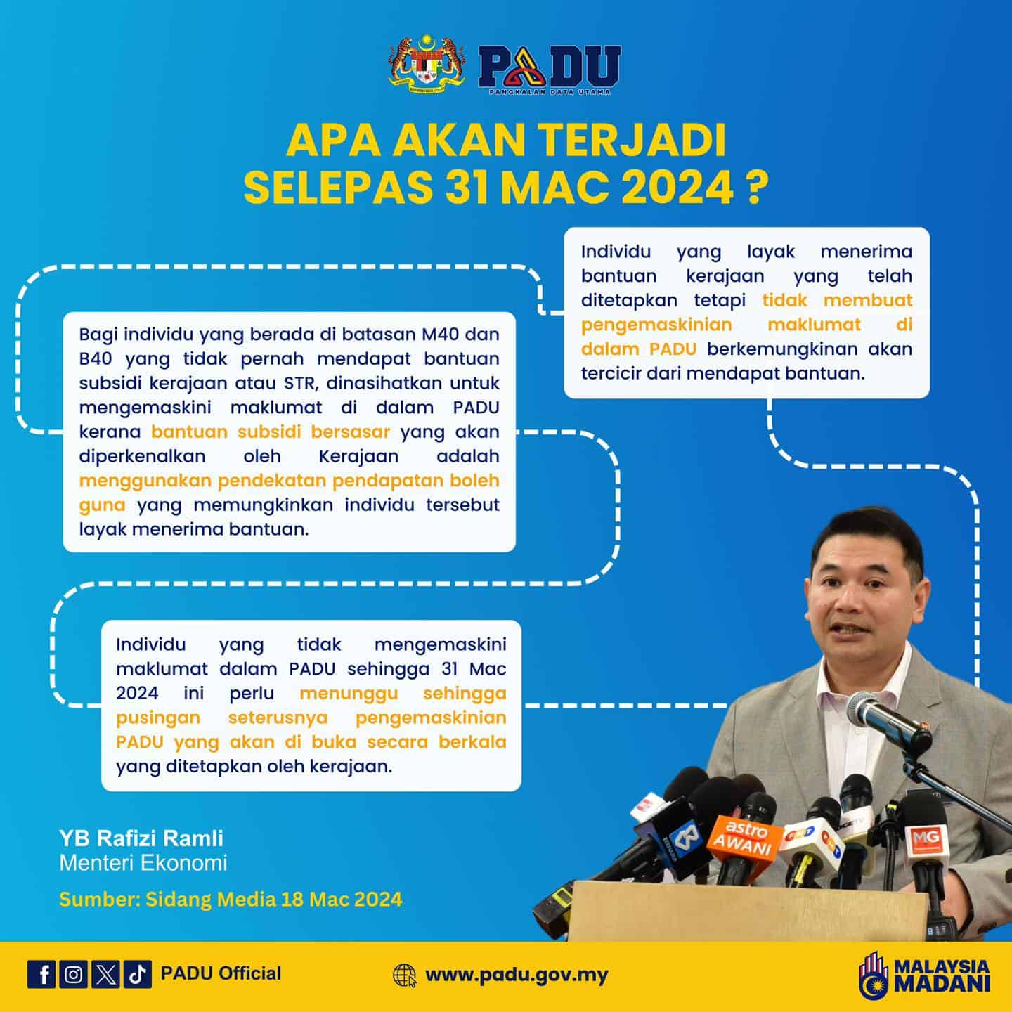 PADU 2024: Cara Login, Daftar & Kemaskini (padu.gov.my)