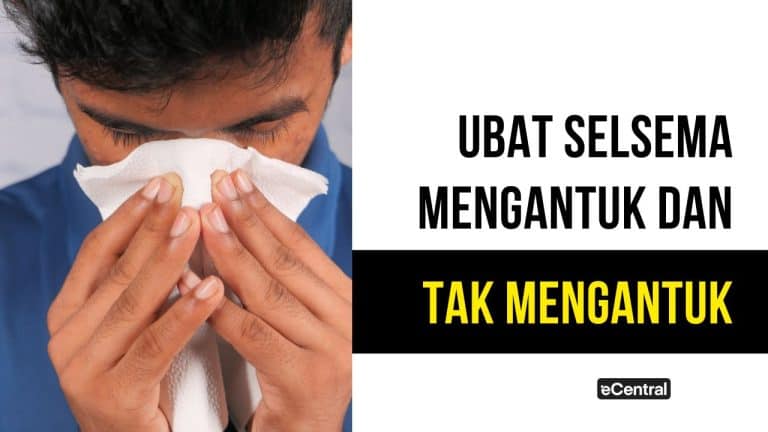 ubat selsema tak mengantuk