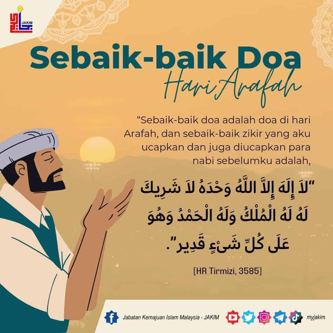 Doa Wukuf & Zikir Nabi Pada Hari Arafah