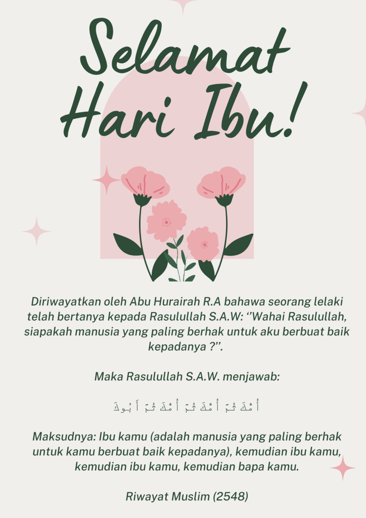 Poster Hari Ibu 2024: Contoh Poster Dengan Background Menarik (Menggunakan Canva)