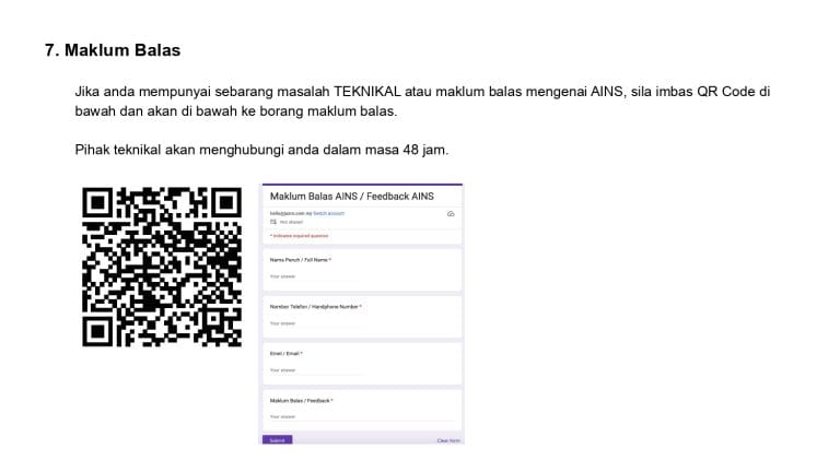 AINS NILAM KPM - Cara Login & Rekod Bahan Bacaan Online