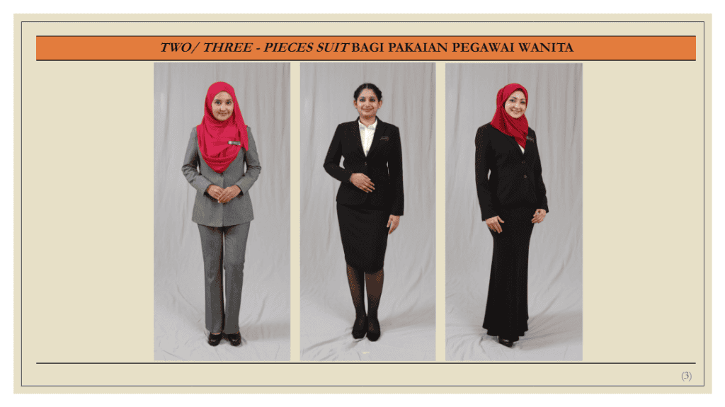 panduan pakaian formal wanita