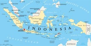 peta negara indonesia