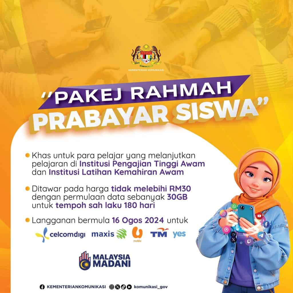 Pakej Rahmah Prabayar Siswa