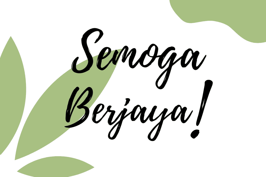 semoga berjaya