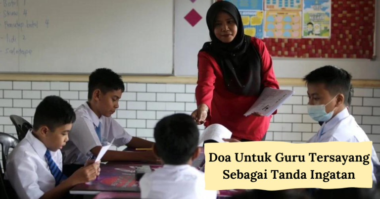 doa untuk guru