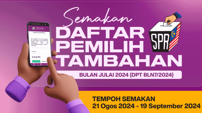 MySPR Daftar: Cara Daftar SPR Online Untuk Pengundi Baru & Semakan DPT BLN7/2024