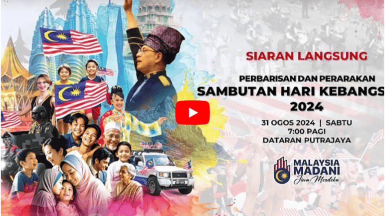 Live Perarakan Merdeka 2024 - Jadual Acara 31 Ogos 2024