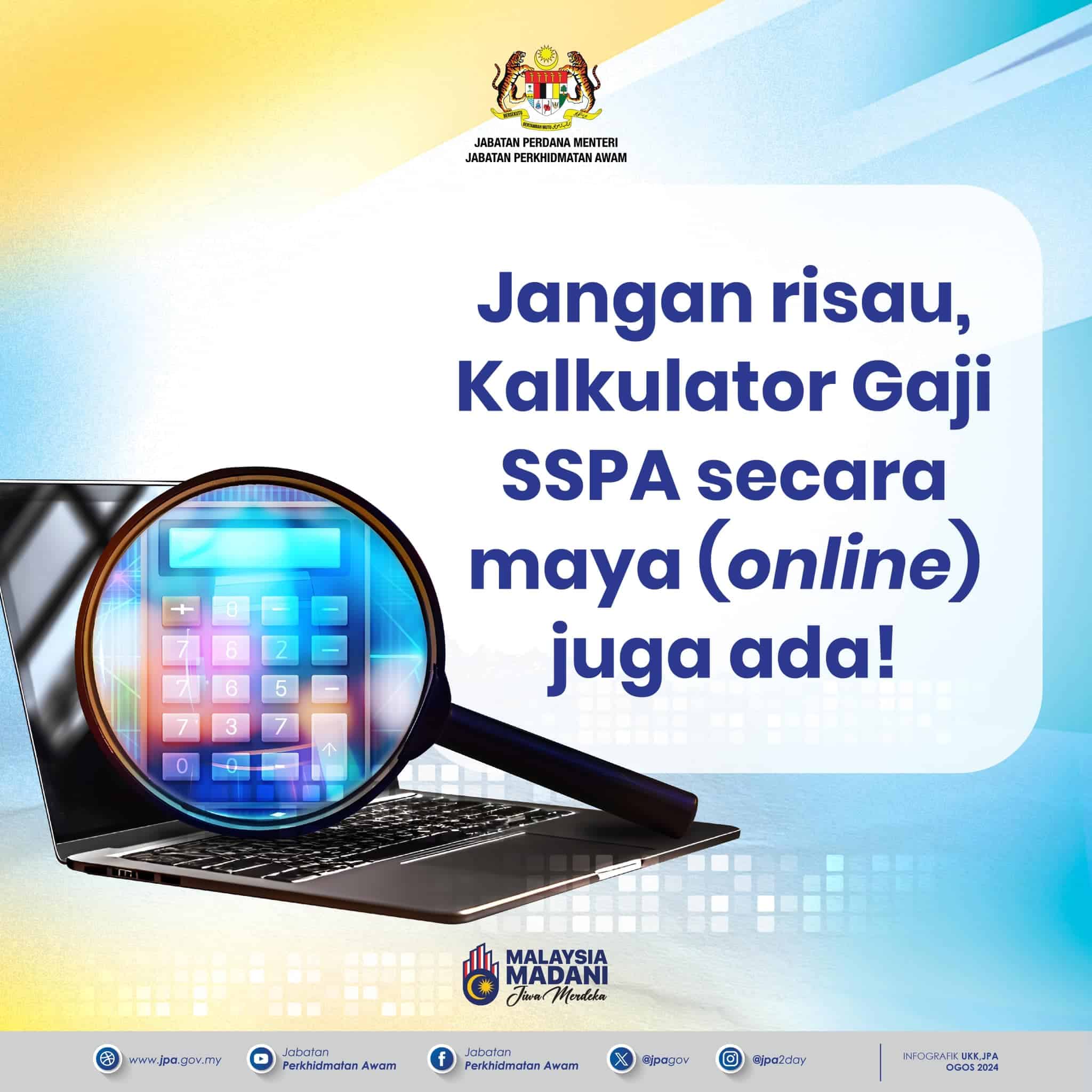 Kalkulator Gaji Penjawat Awam (SSPA) Kira Kenaikan Gaji 2024