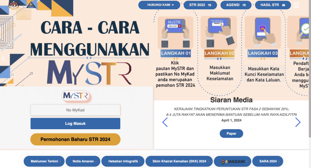 login str bantuan tunai rahmah