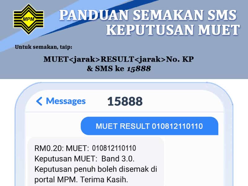 semakan keputusan muet