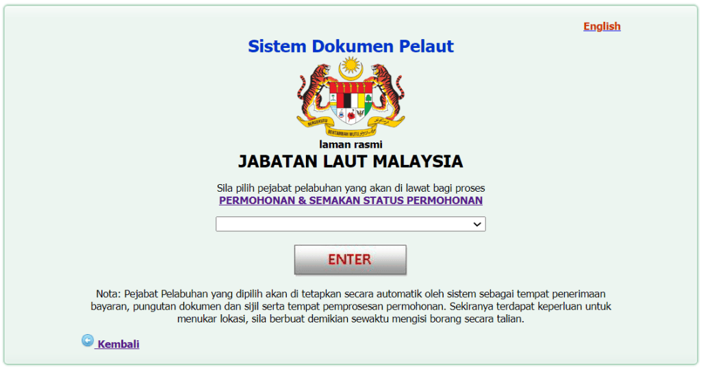 JABATAN LAUT MALAYSIA
