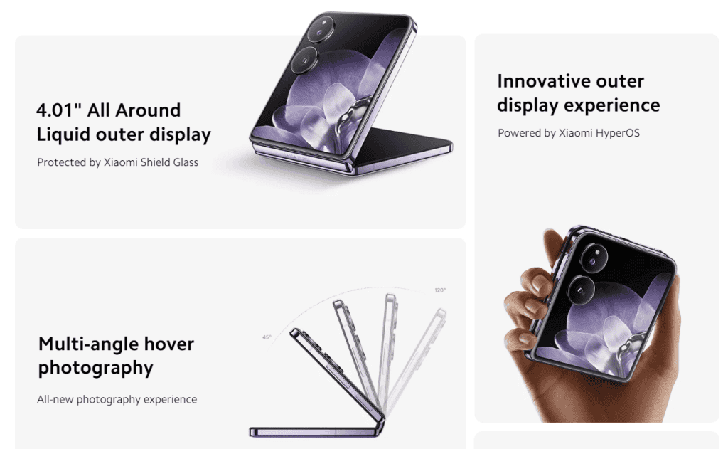 Spesifikasi Xiaomi Mix Flip