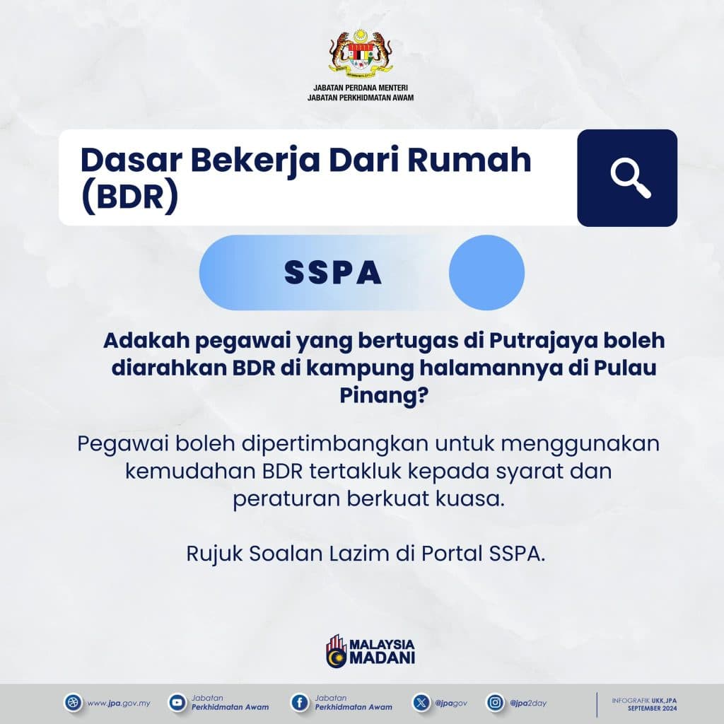 bekerja dari rumah sspa