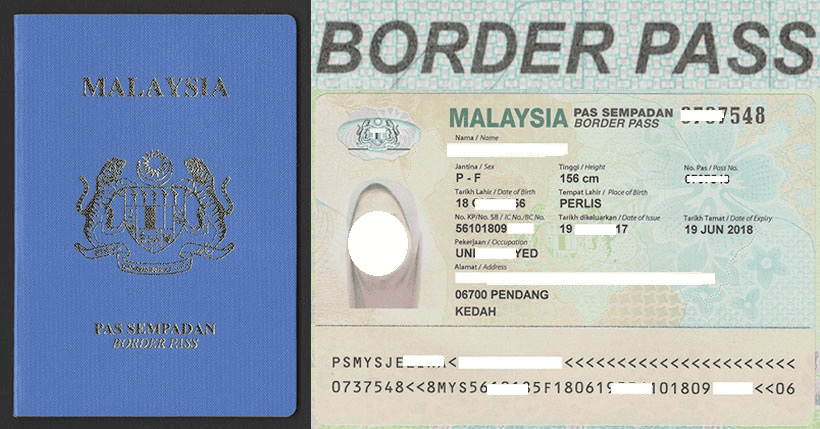 border pass ke Hatyai