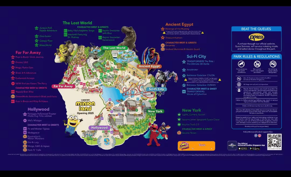 Universal Studios Singapore: Tiket Masuk, Tarikan Utama + Tips Penting!